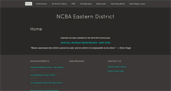 Desktop Screenshot of ncbaeastern.com